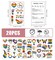 200+ Pcs Pride Temporary Tattoos - 20 Sheets of Rainbow Flag, Butterfly & Heart Decals - Waterproof LGBT Gay Pride Tattoos for Women & Men - Celebration Accessories for Equality Parades & Festivals
